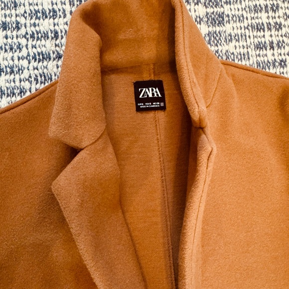 Zara Open Front Coat Sz Sm - Picture 3 of 6
